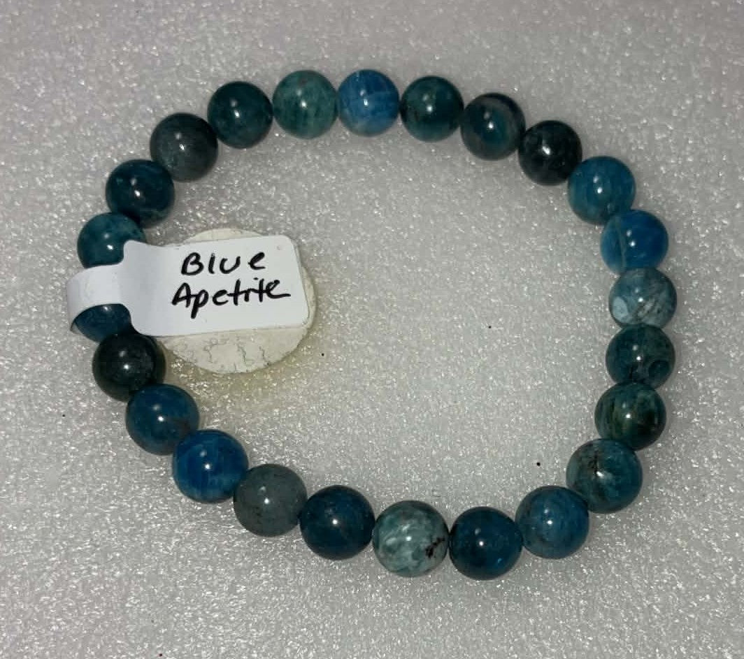 Blue Apatite 8mm