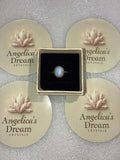 Blue Lace Agate Sterling Silver Adjustable Ring