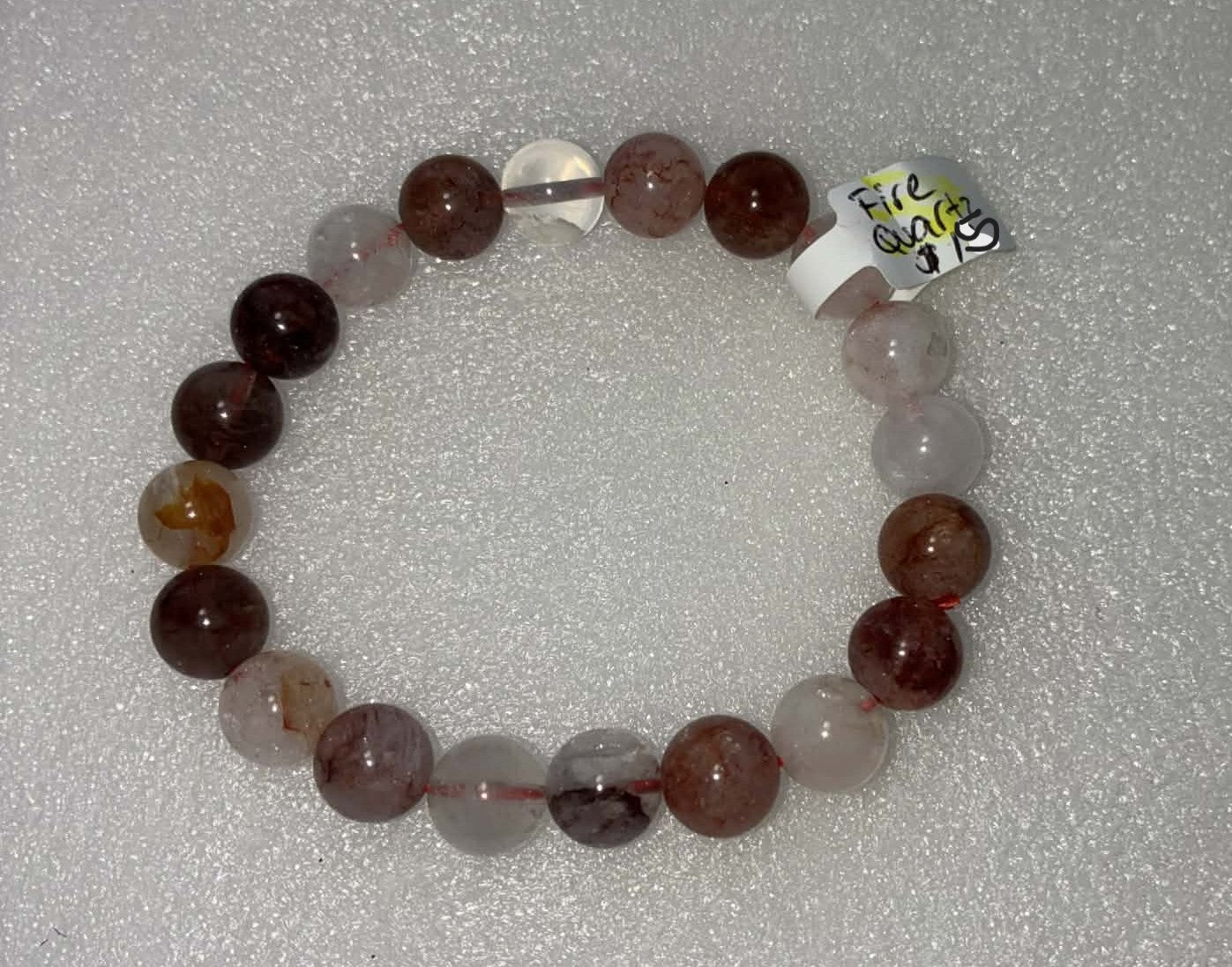 Fire Quartz Bracelet 10mm