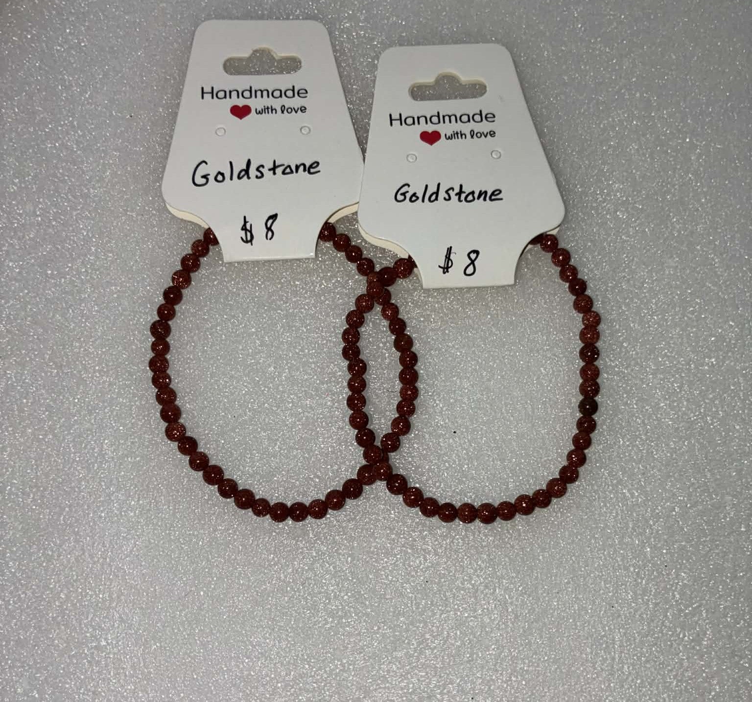 Goldstone Bracelet 4mm