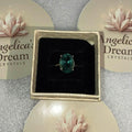 Green Fluorite Sterling Silver Adjustable Ring