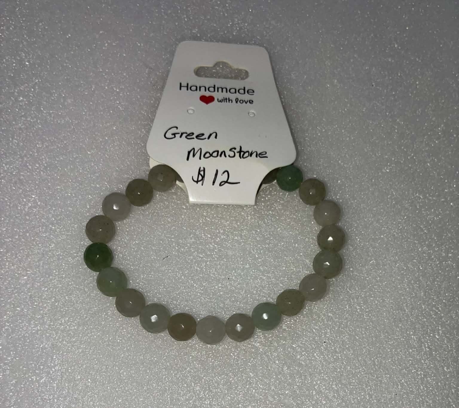 Green moonstone Bracelet 8mm