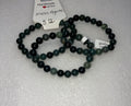 Dark Green Moss Agate Bracelet 8mm