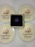 Oval Amethyst Sterling Silver Adjustable Ring