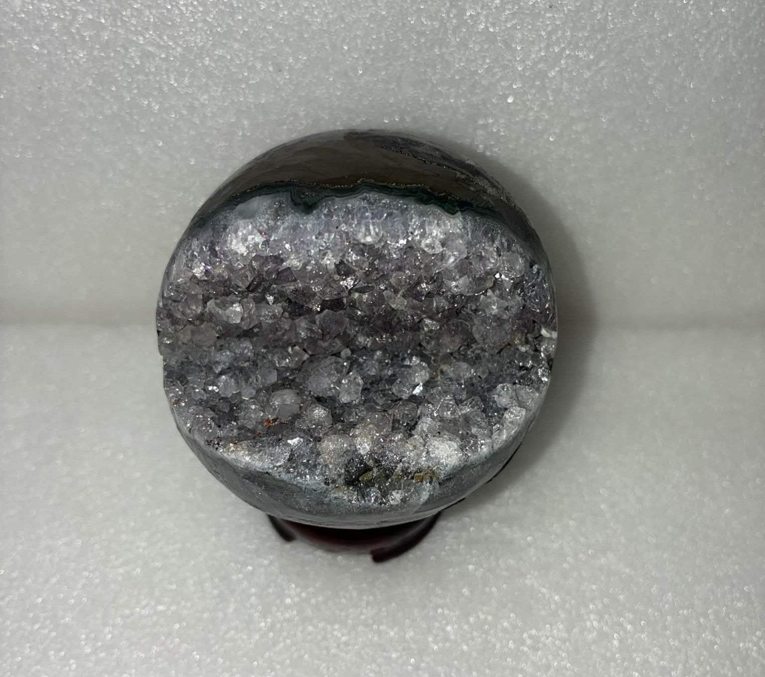 Pac-man Amethyst Sphere
