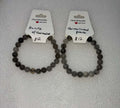 Quartz With Tourmaline Bracelet 8mm
