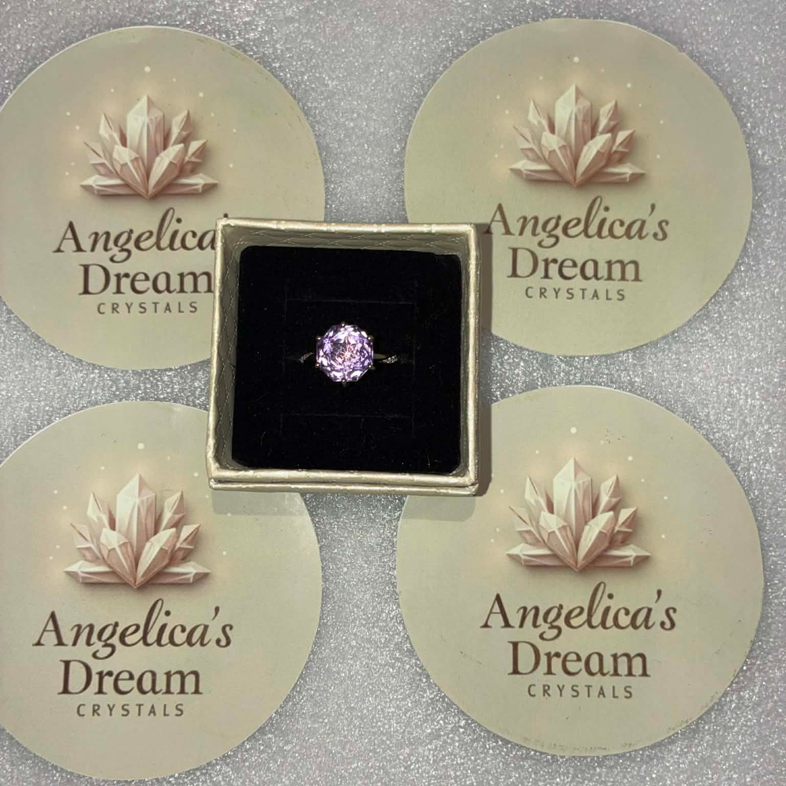 Round Amethyst Ring