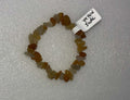 Yellow jade chipped bracelet