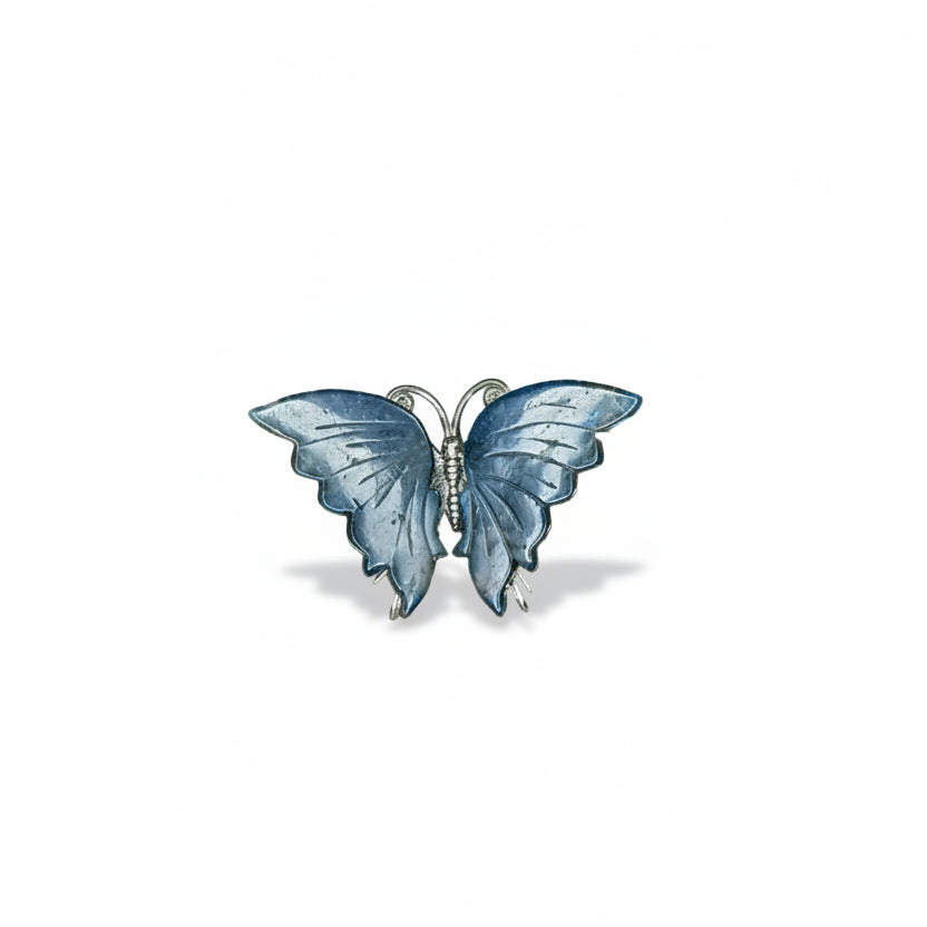 Blue Apatite Butterfly