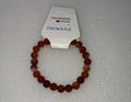 carnelian bracelet 8mm