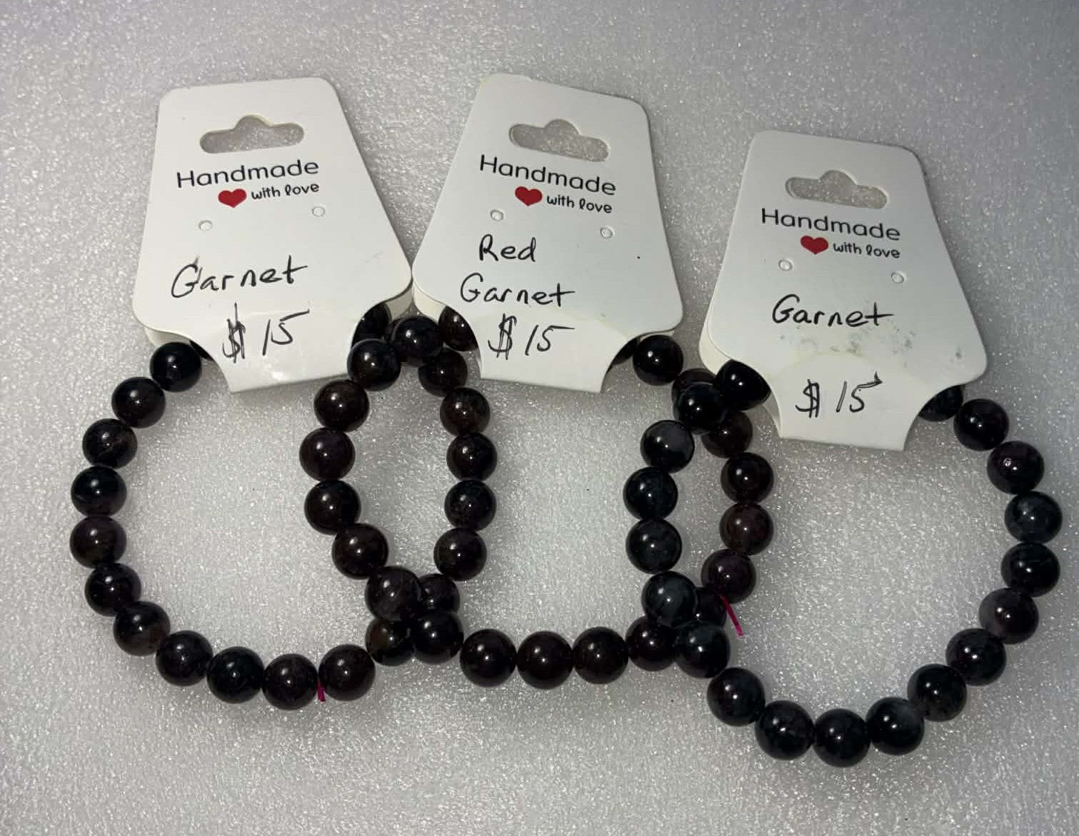 Garnet Bracelet 8mm