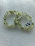 prehnite chipped Bracelet