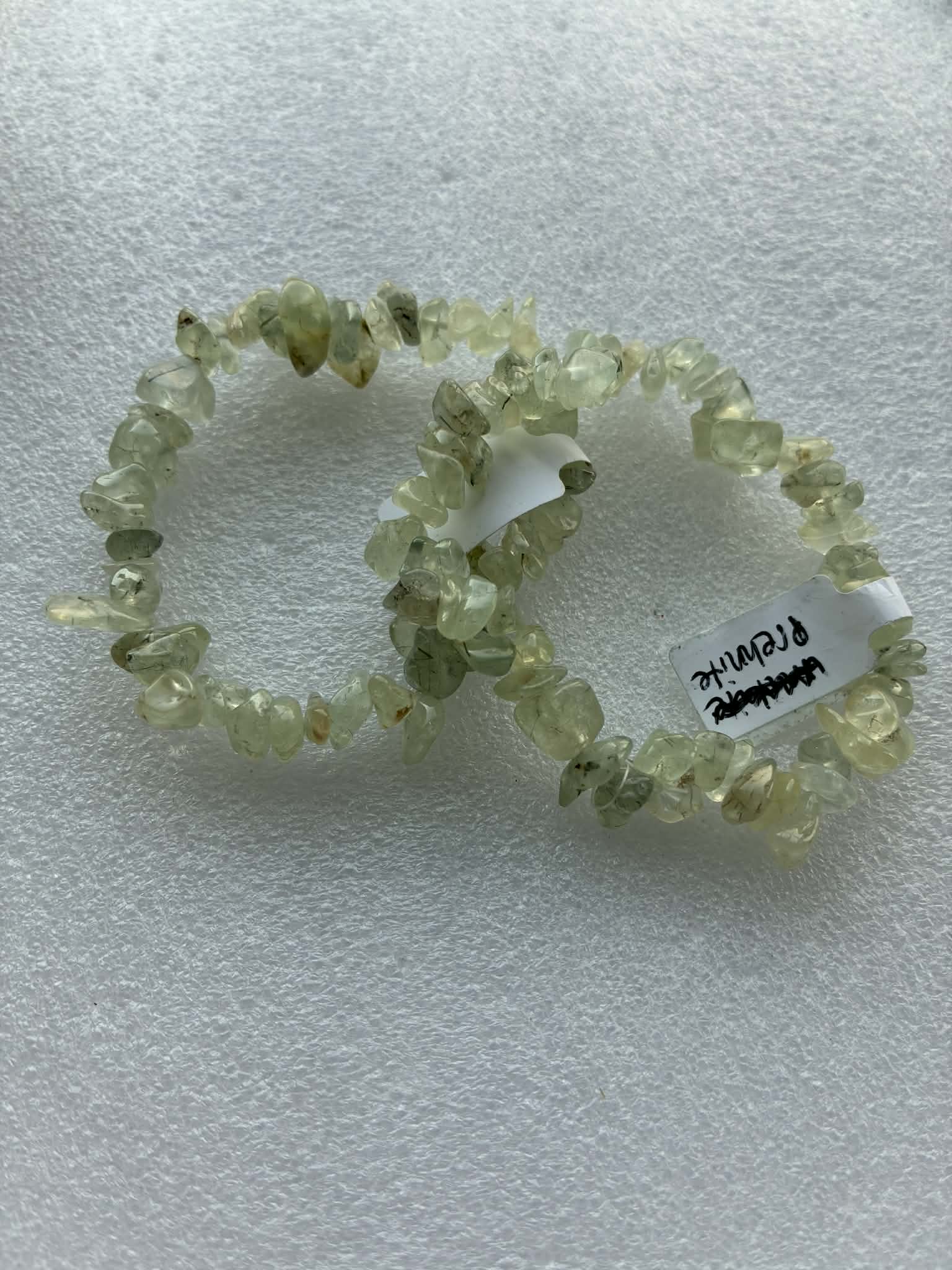 prehnite chipped Bracelet